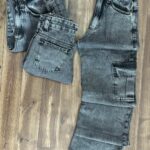 Calça Jeans - Cargo Grafite