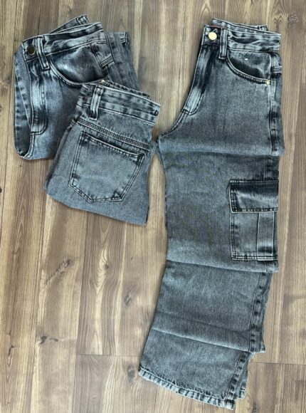 Calça Jeans - Cargo Grafite