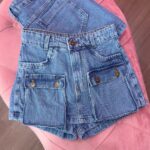 Shorts Saia Jeans -  Cargo