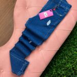 Calça Jeans Skinny - Faixa Rosa