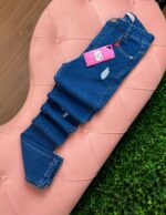 Calça Jeans Skinny - Faixa Rosa
