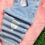 Calça Jeans Wide Leg - Faixa Rosa